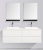 Picture of Madrid 1500 mm L WHITE cabinet SET, 4 drawers, Quartz stone countertop, 2 basins, DELIVERED to MAIN Cities