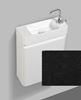 Picture of Milan Extra slim BLACK & WHITE bathroom cabinet  SET 450 x 182 x 550 H, DELIVERED to MAIN Cities