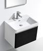 Picture of Milan BLACK & WHITE Bathroom cabinet SET, 600 mm L, 1 drawer, DELIVERED to MAIN Cities