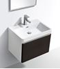 Picture of Milan BLACK & WHITE Bathroom cabinet SET, 600 mm L, 1 drawer, DELIVERED to MAIN Cities