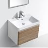 Picture of Milan WHITE OAK & WHITE Bathroom cabinet SET 600 mm L, 1 drawer, DELIVERED to MAIN Cities