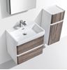 Picture of Milan SILVER OAK and WHITE Bathroom cabinet SET 600 mm L, 2 drawers, DELIVERED to MAIN Cities