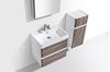 Picture of Milan WHITE OAK and WHITE Bathroom cabinet SET 600 mm L,  2 drawers, DELIVERED to MAIN Cities