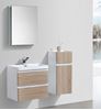 Picture of Milan WHITE OAK and WHITE Bathroom cabinet SET 600 mm L,  2 drawers, DELIVERED to MAIN Cities