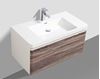 Picture of Milan WHITE Gloss Bathroom cabinet SET 900 mm L, 1 drawer, FREE delivery to JHB and Pretoria