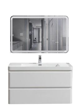 Picture of Milan WHITE 900 mm L Bathroom cabinet SET, 2 drawers, FREE delivery to JHB and Pretoria