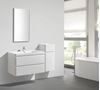 Picture of Milan WHITE 900 mm L Bathroom cabinet SET, 2 drawers, Delivered to MAIN Cities