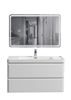 Picture of Milan WHITE 900 mm L Bathroom cabinet SET, 2 drawers, Delivered to MAIN Cities