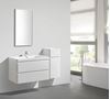 Picture of Milan GREY and WHITE 900 mm L Bathroom cabinet SET, 2 drawers, DELIVERED to MAIN Cities