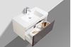 Picture of Milan WHITE OAK and WHITE Bathroom cabinet SET 900 mm L, 1 drawer, DELIVERED to MAIN cities