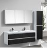Picture of Milan WHITE OAK and White double bathroom cabinet SET 1500 mm L, 4 drawers, DELIVERED to MAIN cities