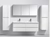 Picture of Milan WHITE double bathroom cabinet SET 1500 mm L, 4 drawers, FREE delivery to JHB and Pretoria