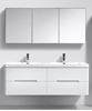 Picture of Venice BLACK and White double bathroom cabinet SET 1500 mm L, 4 drawers, DELIVERED to MAIN cities