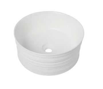 Picture of Bijiou Deviance freestanding WHITE basin, 410 x 410 x 180 mm Vitreous China