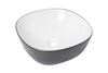 Picture of Bijiou Evoque PICTO BLUE freestanding basin, 410 x 410 x 145 mm Vitreous China