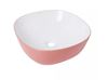 Picture of Bijiou Evoque BLUSH PINK freestanding basin, 410 x 410 x 145 mm Vitreous China