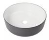 Picture of Bijiou Senseulle AZURE NAVY freestanding round basin 360 mm dia Vitreous China