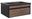 Picture of Cape Town Sale Bijiou Vague Noire Walnut Bathroom Cabinet with BLACK basin and Black sides, 800 mm L 