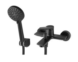 Picture of Bijiou Maine BLACK BATH mixer SET with hand shower