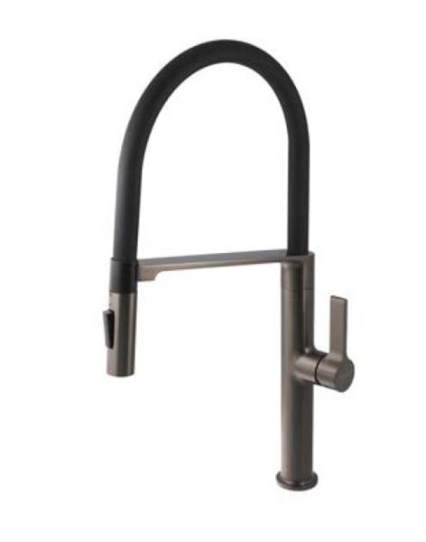 Picture of Bijiou Charente GUNMETAL Kitchen Sink mixer pull down with 2 functions