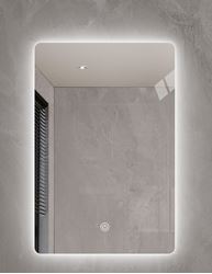Picture of Rechargeable Backlit Vertical LED mirror 600 x 900 mm H  with 3 colours mode and defogger