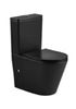 Picture of Gio Evora  BLACK Rimless close couple toilet