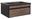 Picture of Bijiou Vague Noire Walnut Bathroom Cabinet with BLACK basin and Black sides, 800 mm L , ex Johannesburg