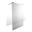 Picture of JHB Andes FREESTANDING Frameless shower screen 1200 x 2000 x 8 mm tempered glass without shower arms