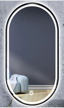 Picture of Oval LED mirror 1000 mm x 450 mm H DELIVERED to Main cities