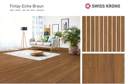 Picture of Cape Town Kronotex Laminate Flooring OPUS FINLAY OAK BROWN, 12 MM