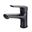 Picture of Cape Town Magnetite BLACK Matte basin mixer 