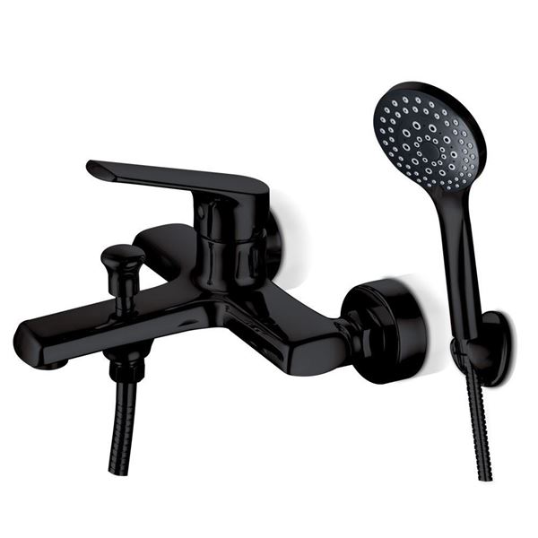 Picture of JHB Sale Magnetite BLACK Matte BATH mixer SET                    