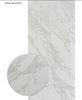 Picture of Monza WHITE bathroom cabinet 800mm L, Fluted design, Wave basin, Sintered stone countertop, FREE delivery to JHB / PRETORIA